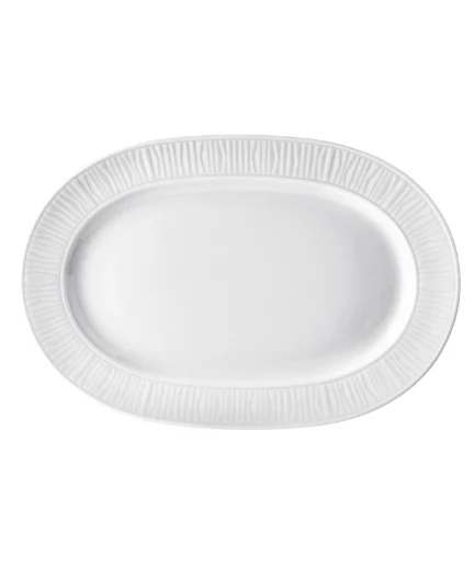 KUTAHYA PORCELAIN EMOTION 22 CM. BOAT PLATE WHITE