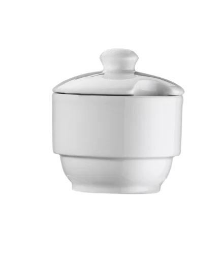KUTAHYA PORCELAIN ENT.OTEL MUSTARD JAR LID WHITE