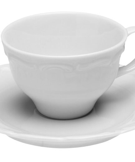 Porland Maria White Saucer Coffee Cup 75cc 12 Pieces