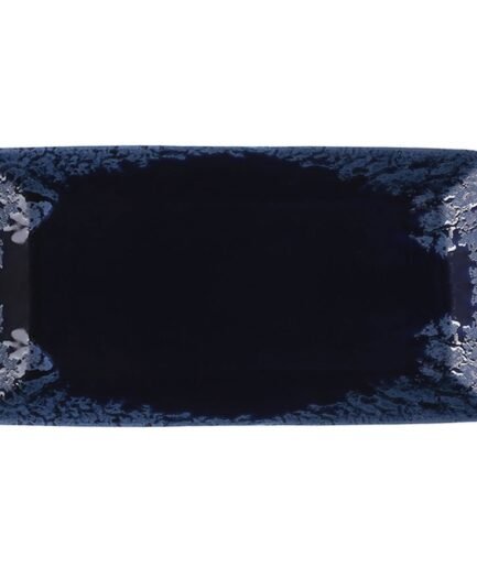 Porland Ethos Root Blue Boat Plate 13x23cm 12 pieces