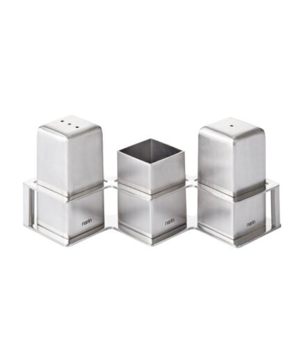 Square Stand Salt & Pepper Shaker Set