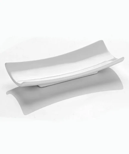 KUTAHYA PORCELAIN KUTAHYA 15 CM. BOAT NAPKIN HOLDER WHITE