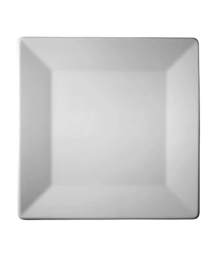 KUTAHYA PORCELAIN MAYA 21X21 CM.FLAT PLATE WITHOUT DECORATION