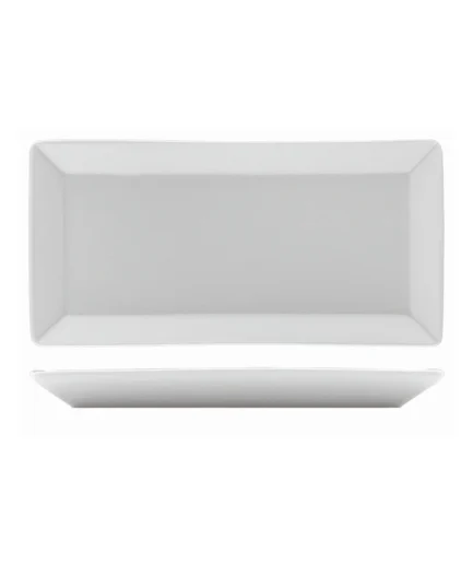 KUTAHYA PORCELAIN MAYA 21X17 CM. BOAT PLATE WHITE