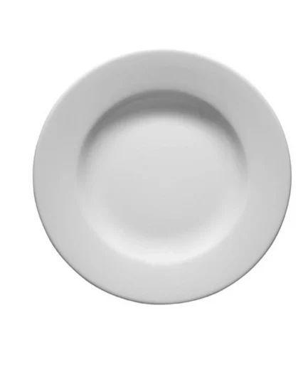 KUTAHYA PORCELAIN E.OTEL 21 CM. DEEP PLATE WHITE