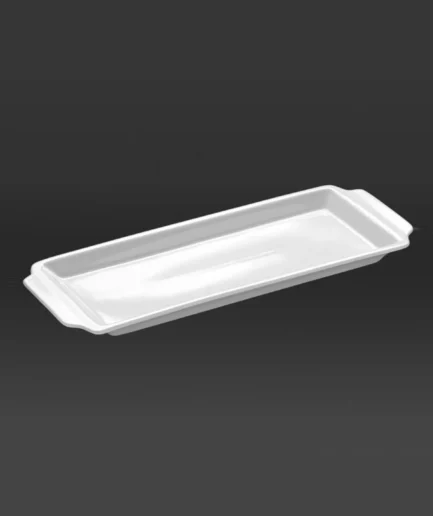 KUTAHYA PORCELAIN TAVOLA (G) 37 CM.TRAY WITHOUT DECORATION