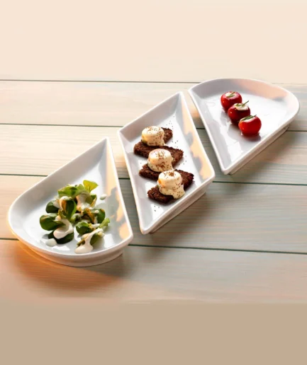 KUTAHYA PORCELAIN TAVOLA H 3-PIECE BOAT SET WITHOUT DECOR