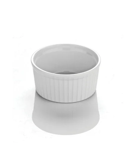 Kütahya Porcelain Tavola(f) 9 cm. Oven Dish Souffle Undecorated