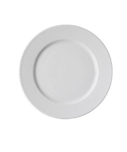 KUTAHYA PORCELAIN ZUMRUT HOTEL 22 CM. FLAT PLATE WITHOUT DECORATION