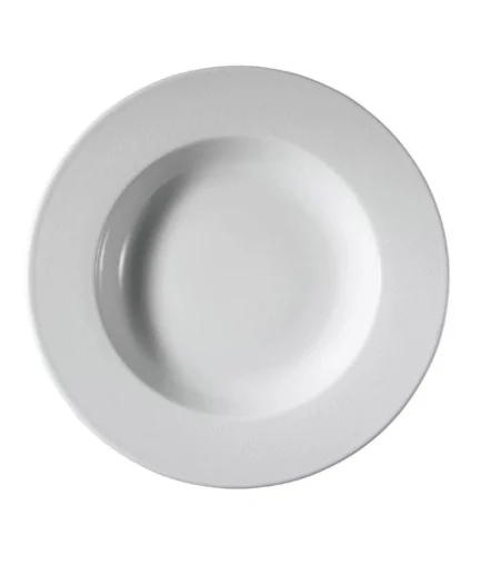 KUTAHYA PORCELAIN ZUMRUT HOTEL 30 CM. DEEP PLATE WHITE