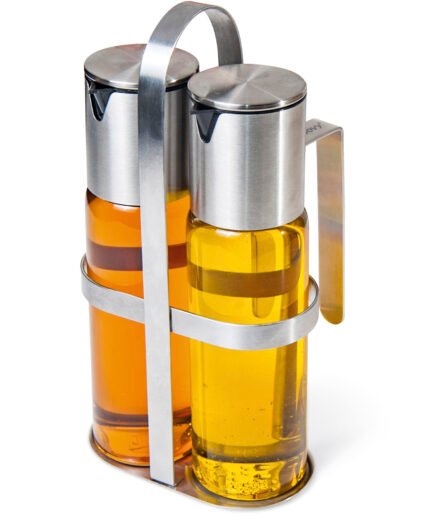 Groovy Double Oil and Vinegar Shaker Set