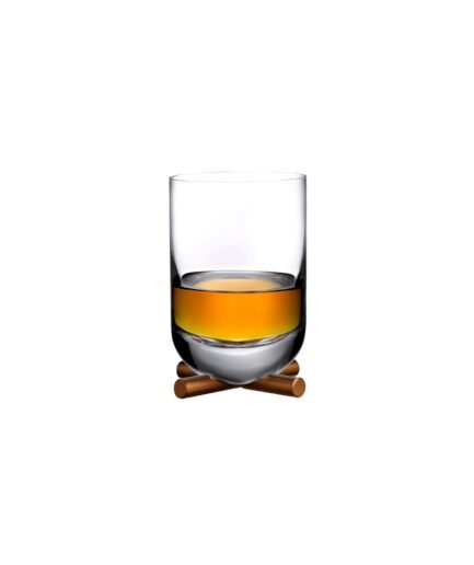 Camp Brass Base DOF Whiskey Glass