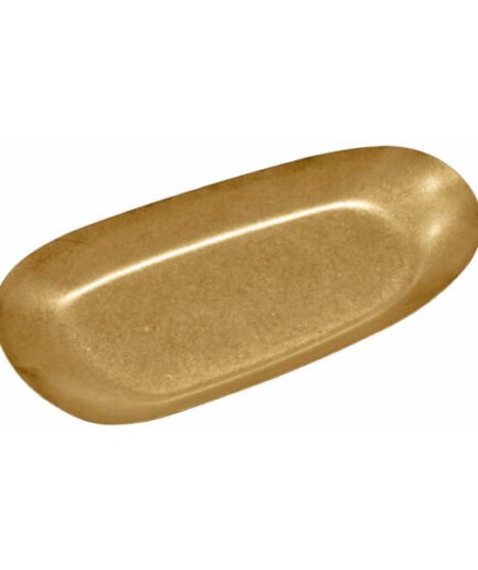 Groovy Open Buffet Retro Presentation Plate Gold