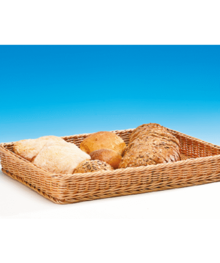 Alkan Woven Plastic Display Basket - Brown (46x34cm)