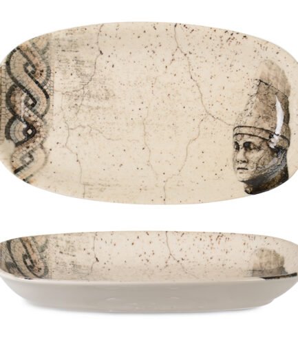 Valencia Remnant Oval Plate