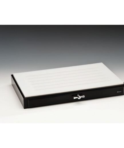 Alkan Acrylic Bread Board with Crumb Catcher - White