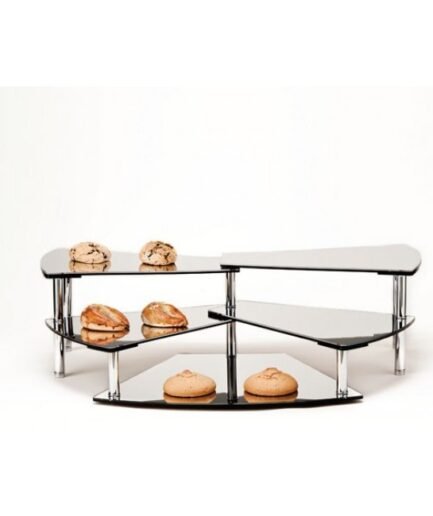 Alkan "Bow Tie" Mirrored Display Stand