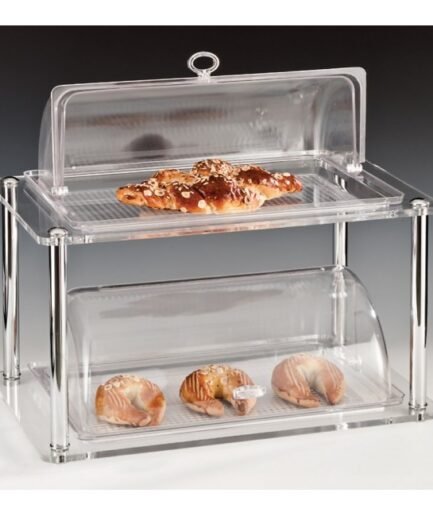 Alkan 2-Tier Buffet Stand with Polycarbonate Trays
