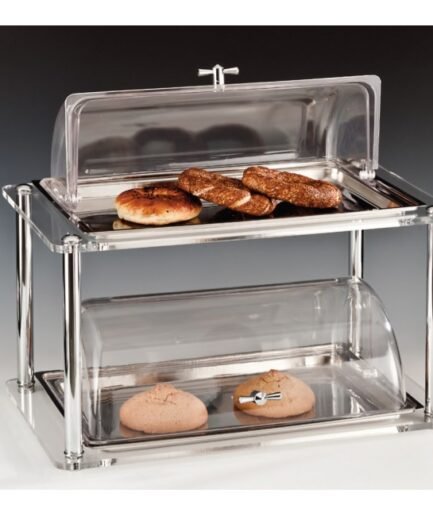 Alkan 2-Tier Buffet Server with Lid