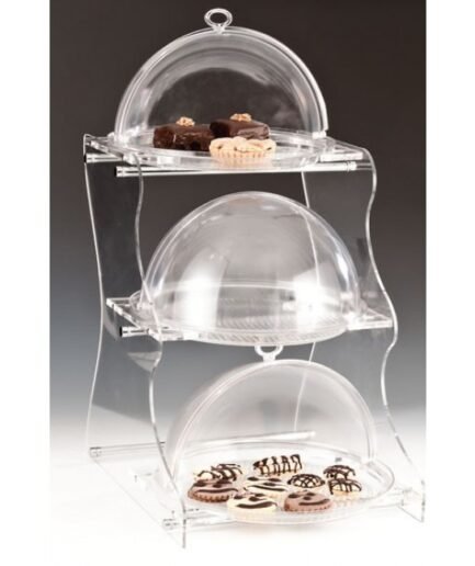 Alkan 3-Tier Round Buffet Stand (67cm High)